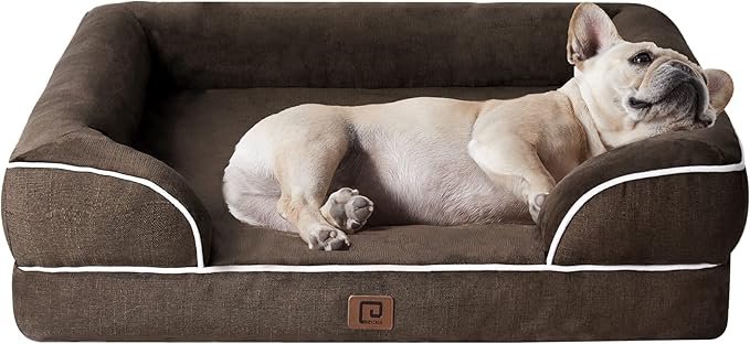 Panier orthopédique chien – couchage mémoire de forme pour soulager les articulations des chiens âgés, grands ou arthrosiques petit