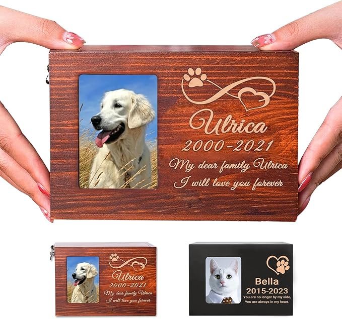 Urne personnalisée pour chat – hommage gravé et discret pour conserver les cendres de votre compagnon à quatre pattes avec tendresse