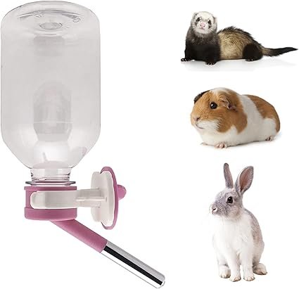 Abreuvoir pour octodon avec fixation cage, anti-goutte, 300 ml, buse fine