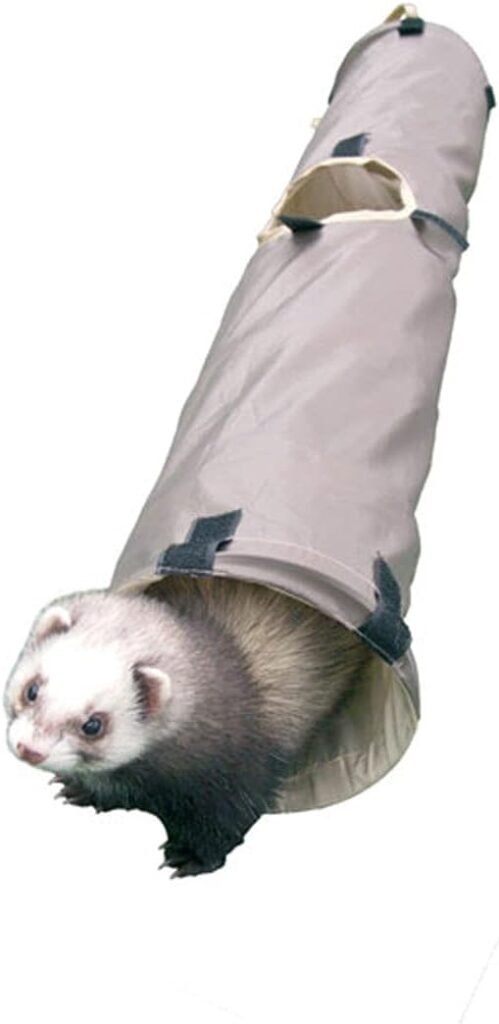 Tunnel pour furet – jouet stimulant et robuste pour l’enrichissement de son environnement et le développement de ses instincts naturels