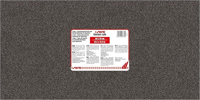 tapis isolant pour aquarium axolotl posé sous un bac en verre – solution pour stabiliser la température de l’eau
