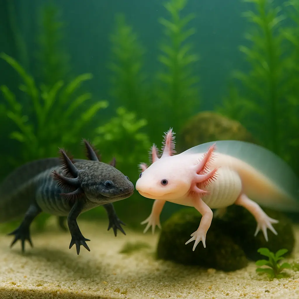 Reproduction des axolotls