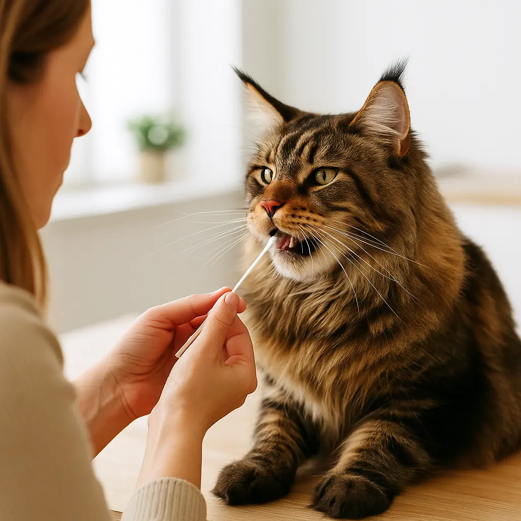 chat au vétérinaire