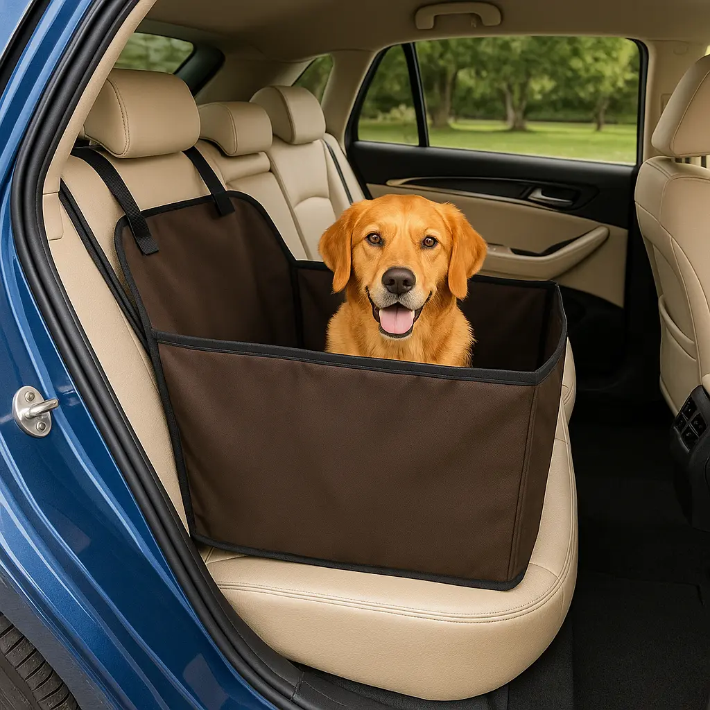 Siège Auto pour Petit et Moyen Chien – Sécurité et Confort