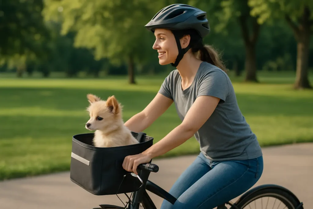 Panier Vélo pour Chien – Balades Confortables et Sûres
