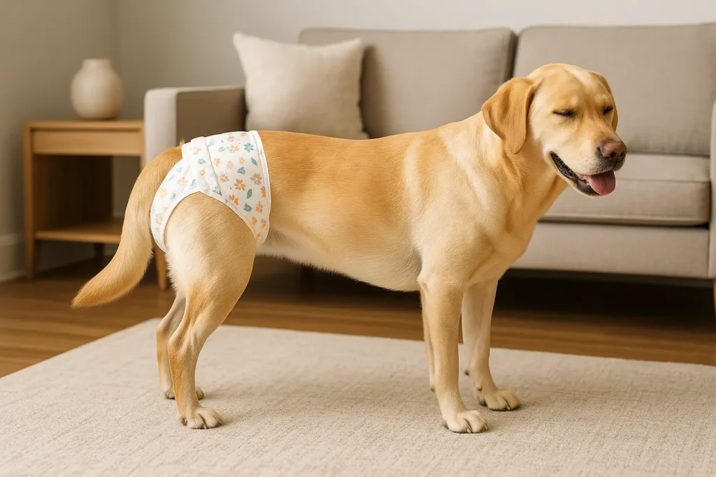 Couche Réutilisable pour Chienne – Confort, Style et Hygiène