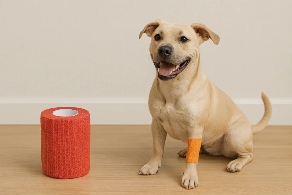 Bandage Auto-Adhésif Chien – Pansement Souple et Sûr
