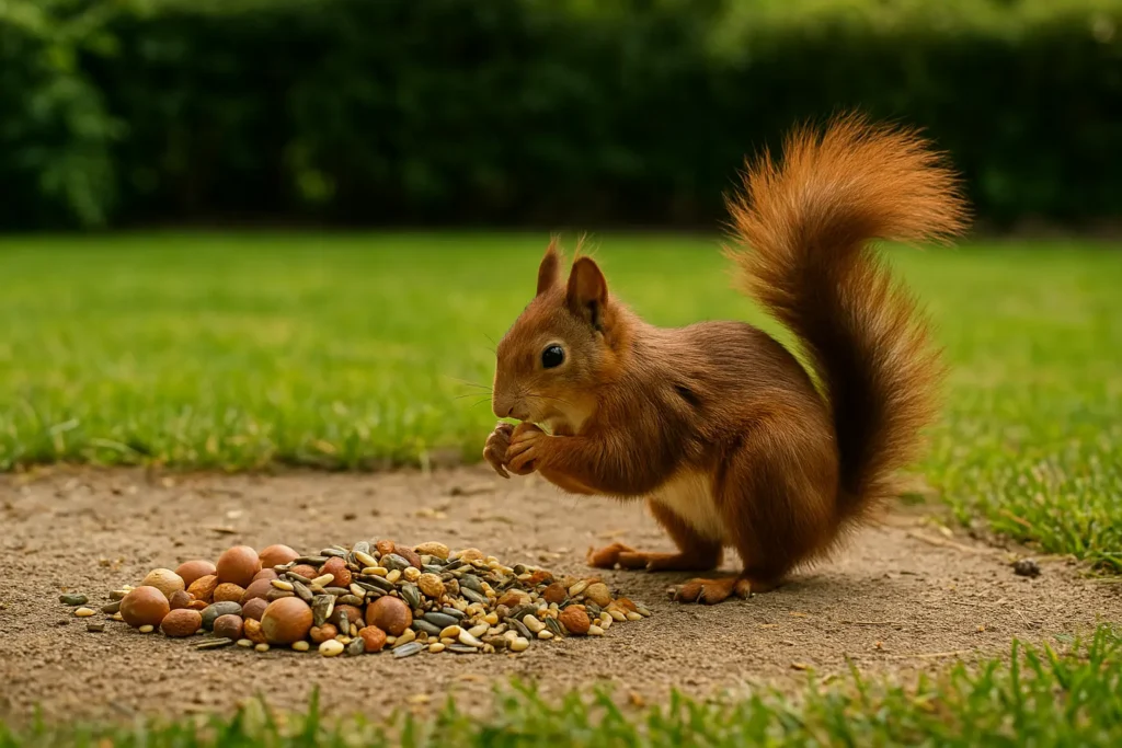 Nourriture pour Écureuils – Mélange Naturel Équilibré