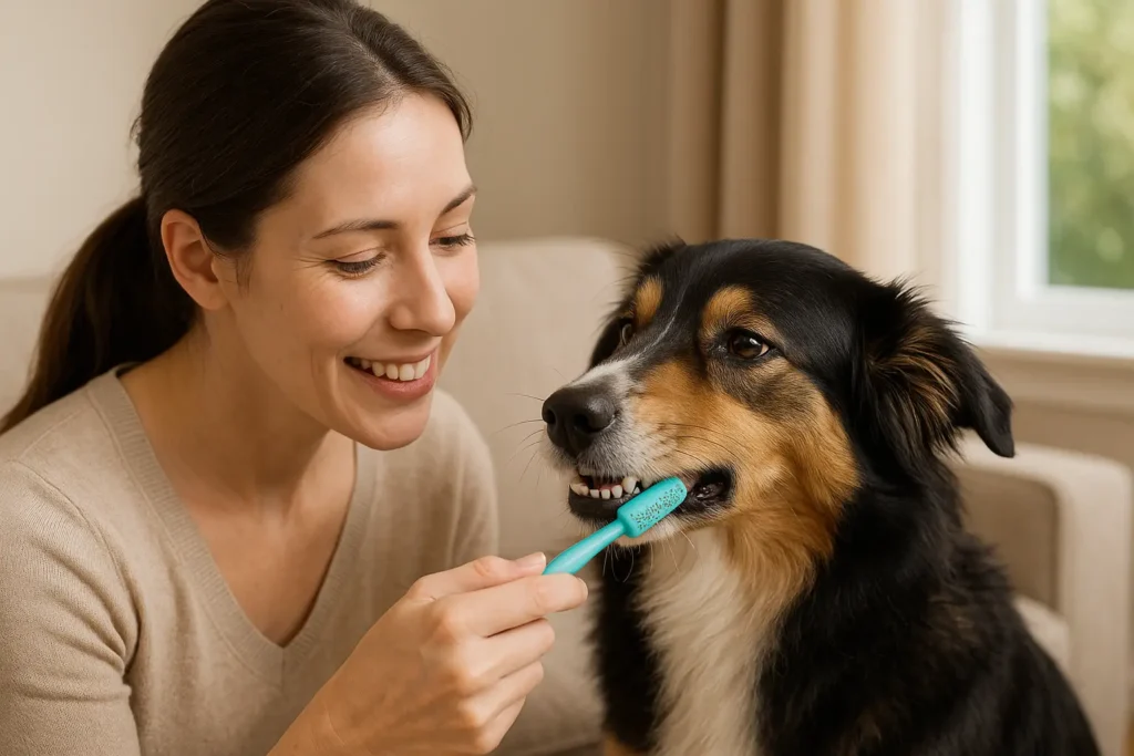 Brosse à Dent pour Chien – Nettoyage Facile et Sans Stress