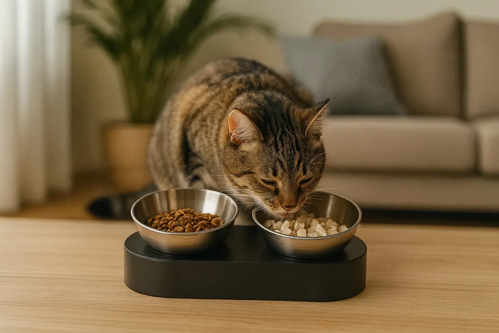 Gamelle Surélevée Chat – Confort et Digestion Sans Effort