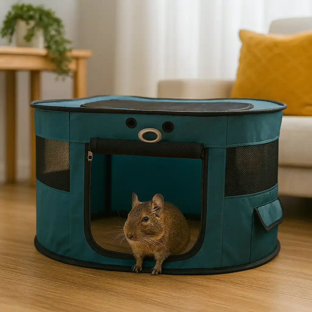 Enclos pour Octodon : Sécurisé, Aéré et Facile à Transporter