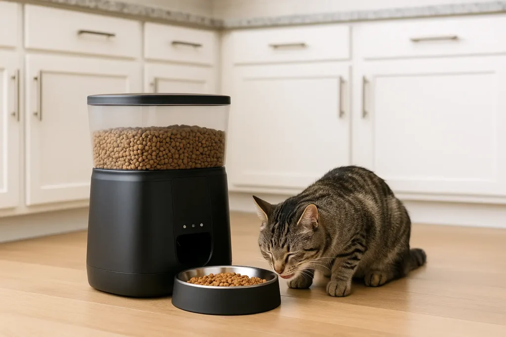 Distributeur Automatique de Croquettes pour Chat Programmable