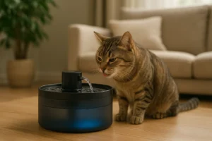 Fontaine à Eau Automatique pour Chat Sans Fil – Hydratation