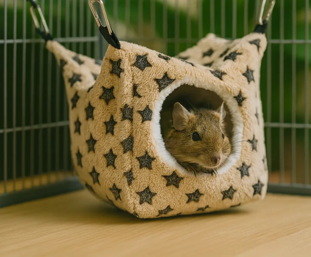 Hamac pour Octodon : Confort Suspendu pour Son Repos