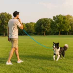 Laisse Longue pour Chien – Liberté Contrôlée en Extérieur