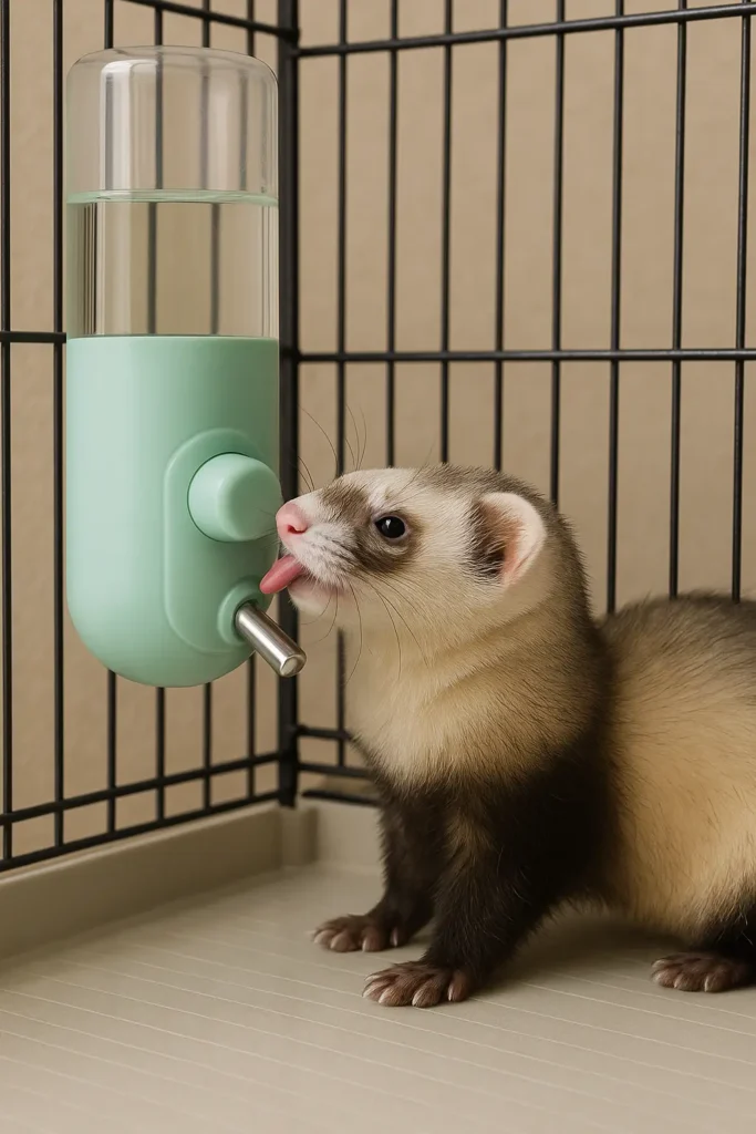 Distributeur d’Eau pour Furet – Pratique et Propre
