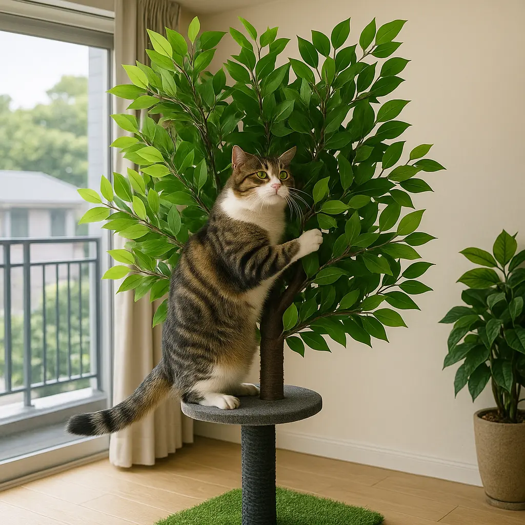 Arbre à Chat Design Naturel – Élégant et Pratique