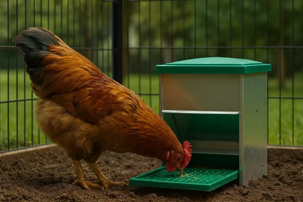 Mangeoire antinuisibles poules 8 kg – robuste et étanche