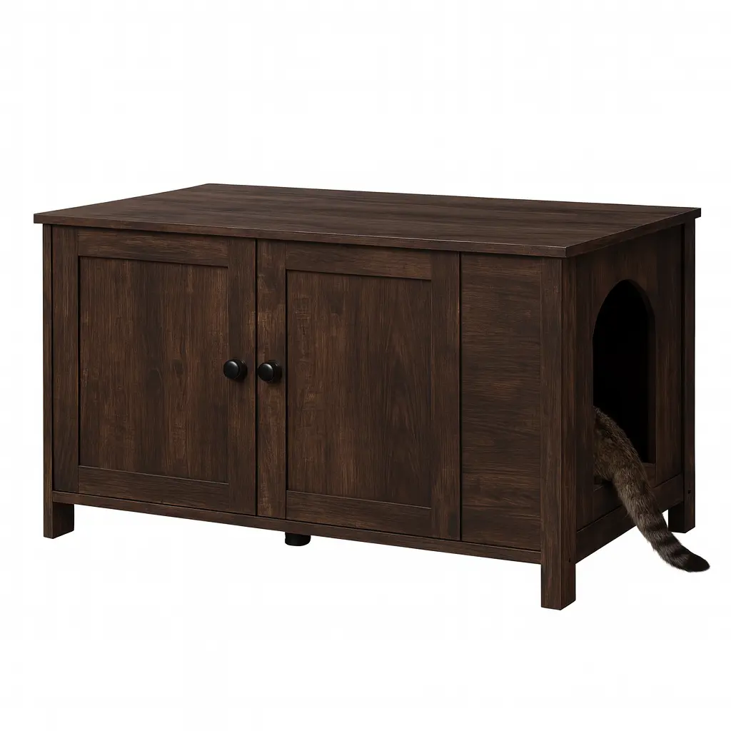 Meuble Litière pour Chat : Alliez Esthétique et Praticité