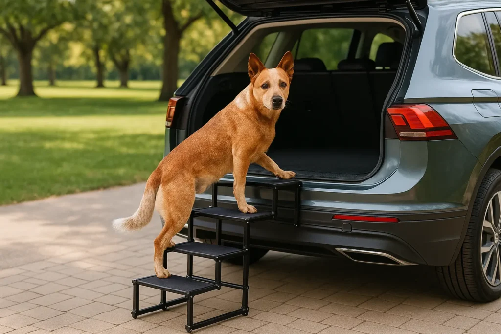 Rampe pour Chien Voiture – Idéale Chiens Âgés ou Blessés