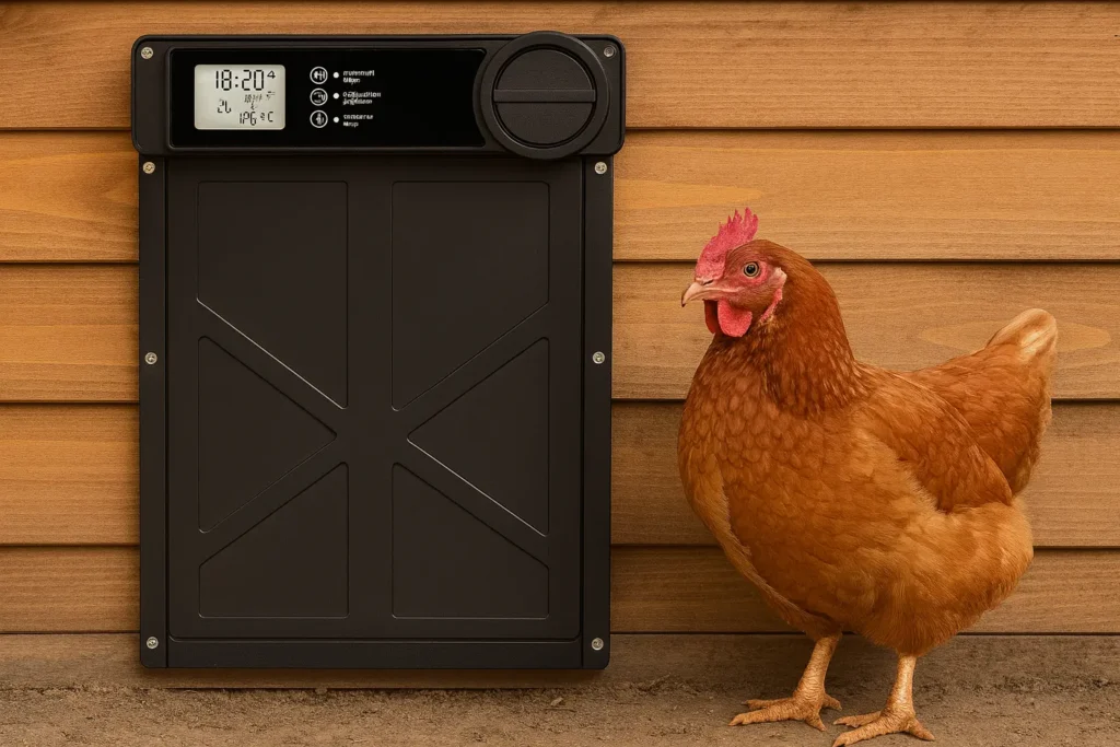 Porte Automatique Poulailler – Sécurité, Minuterie, Sérénité