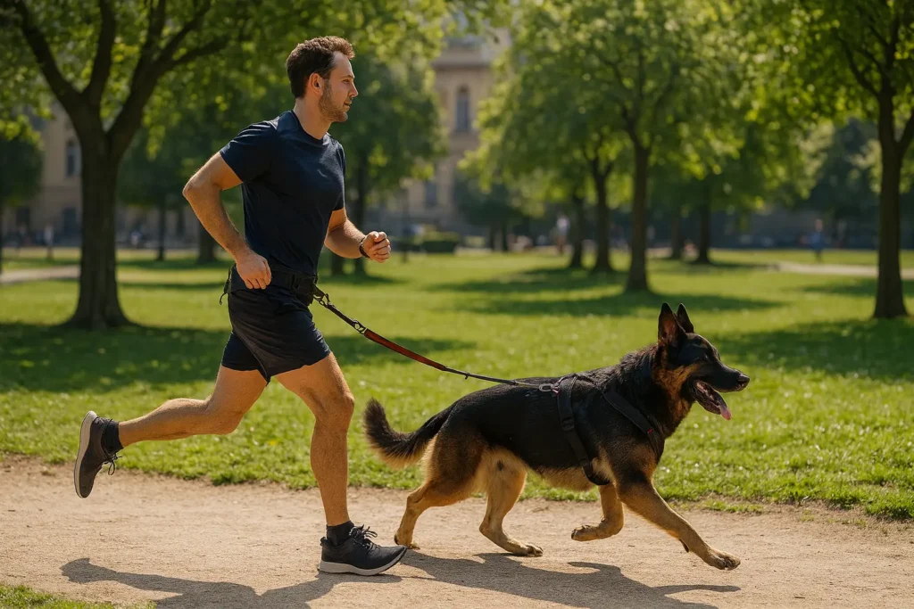 Ceinture de Course pour Chien – Confort et Liberté Totale