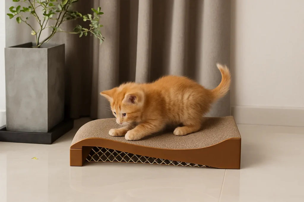 Griffoir en Carton pour Chat – Naturel et Durable