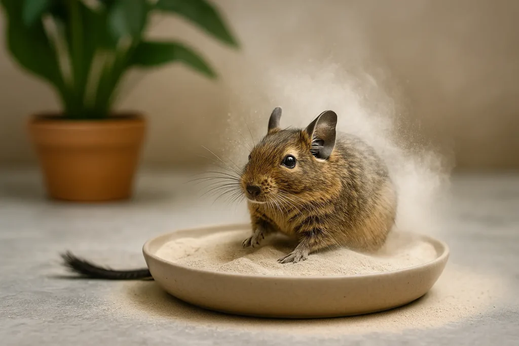 Sable de Bain pour Octodon : Nettoyage Naturel, Sans Stress