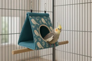 Nichoir chaud pour calopsitte | Abri d’hiver douillet