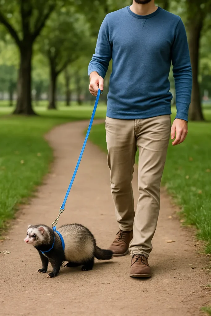 Laisse Furet Légère et Résistante – Promenade Sans Stress