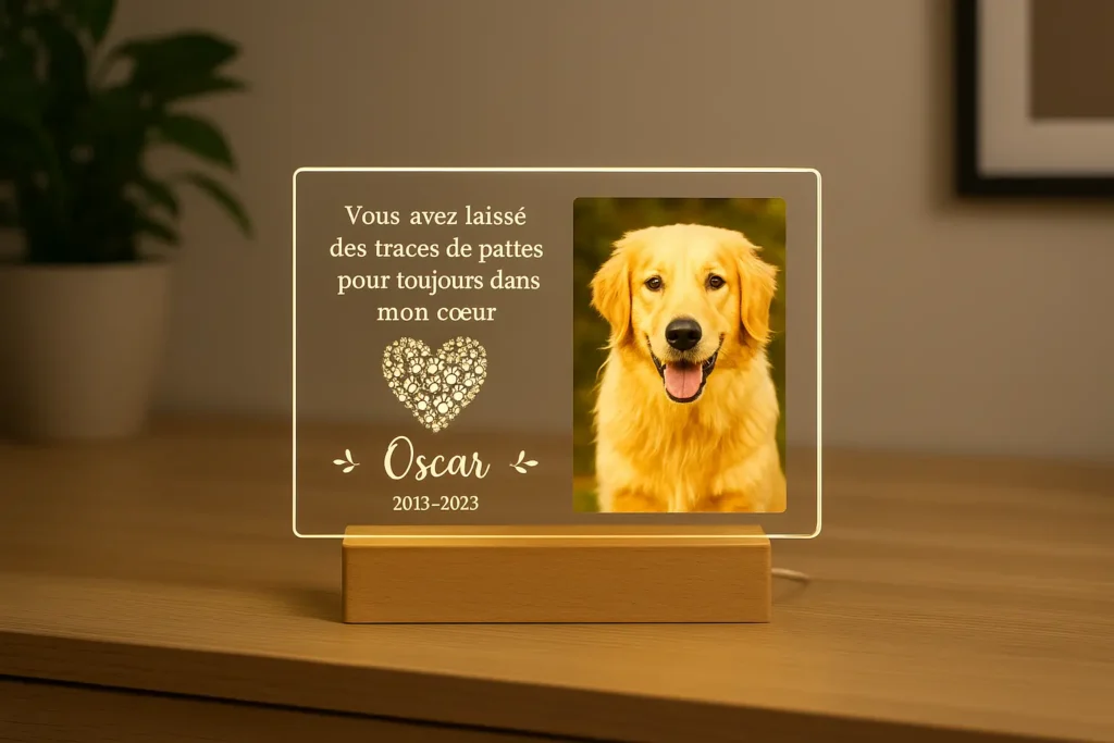 Plaque Commémorative pour Chien – Gravée & Personnalisée