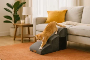 Escalier pour Chat Antidérapant – Accès Lit et Canapé