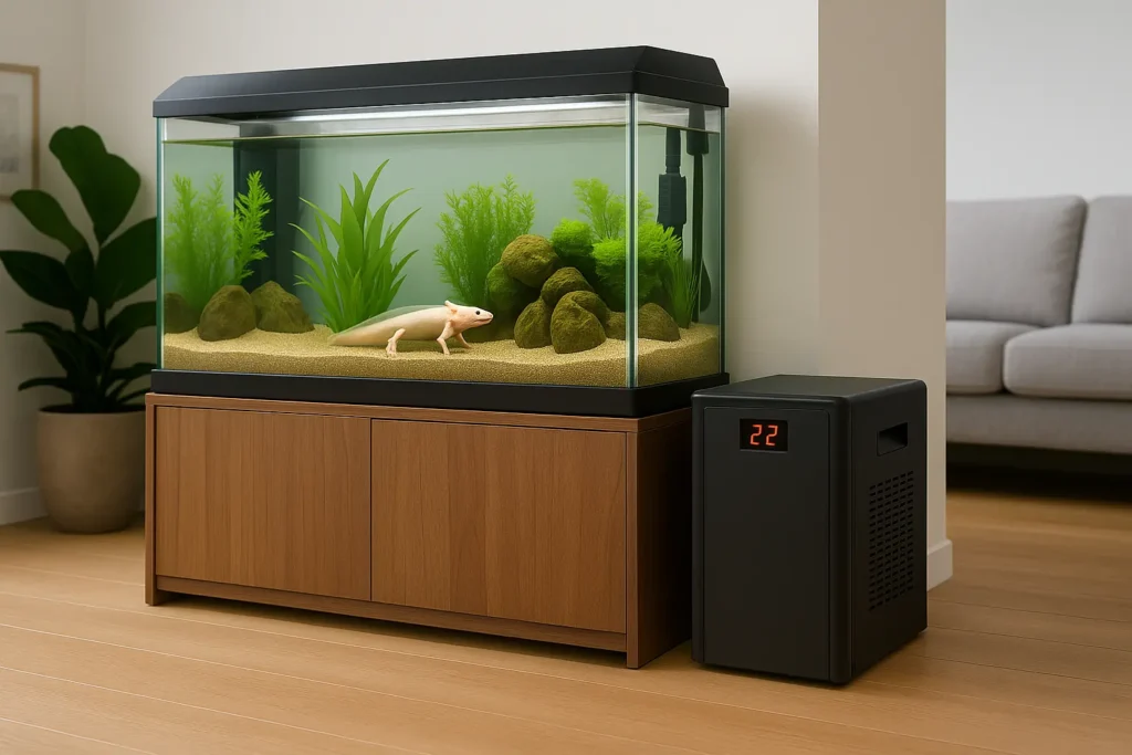 Refroidisseur Aquarium Axolotl – Température Idéale en Été