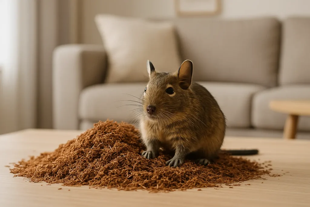 Litière pour Octodon : Tourbe de Coco Naturelle et Sûre