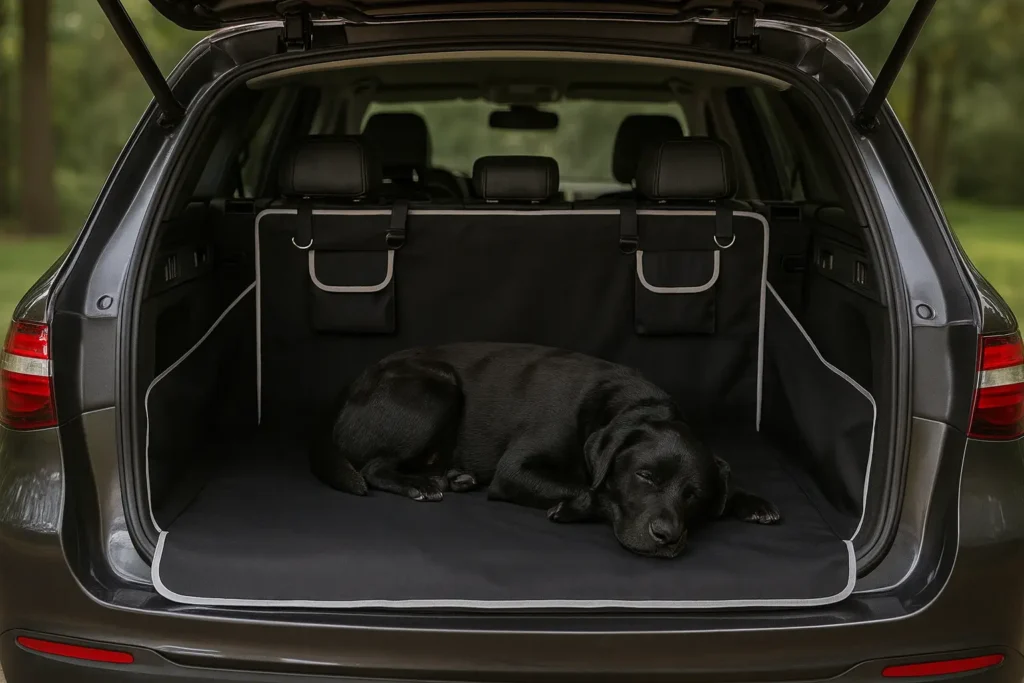 Housse Coffre Voiture Chien – Imperméable et Sûre