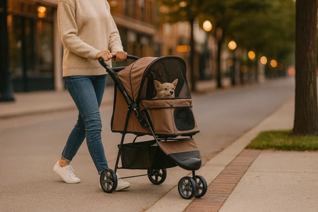 Poussette pour Chien – Confort et Balades Sans Effort