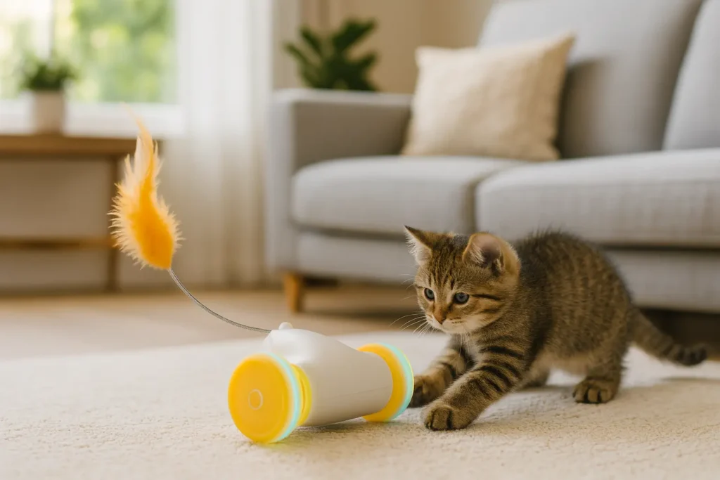 Jouet Interactif pour Chat – Stimulez Son Instinct