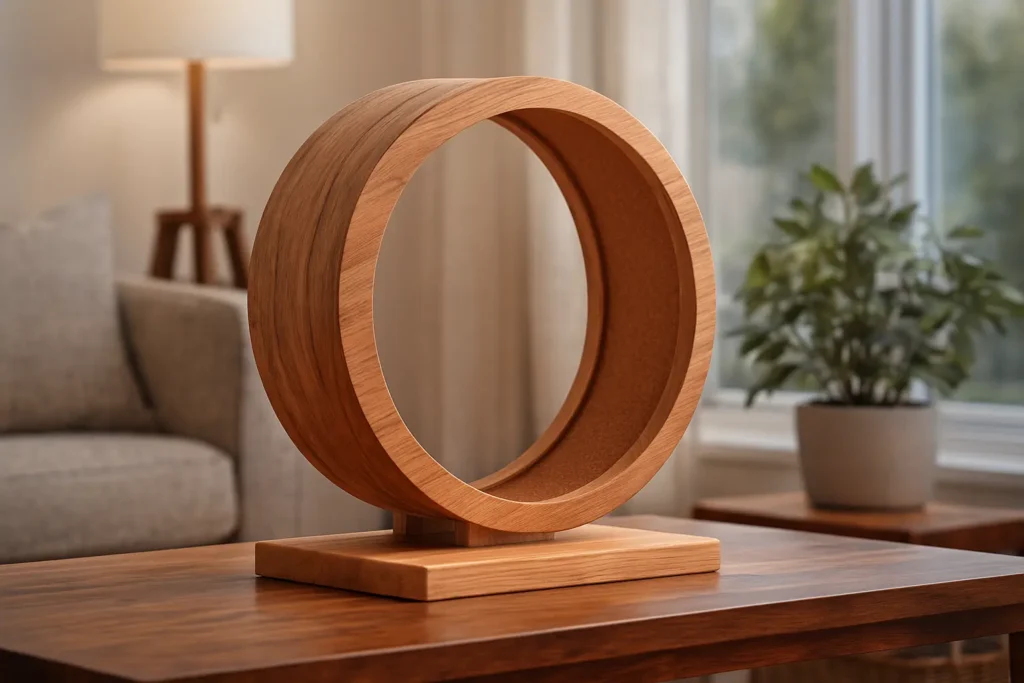 Roue en bois pour octodon : l’accessoire naturel idéal