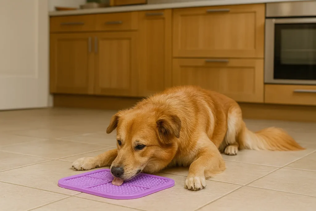 Tapis de Léchage Chien – Réduit le Stress & Apaise