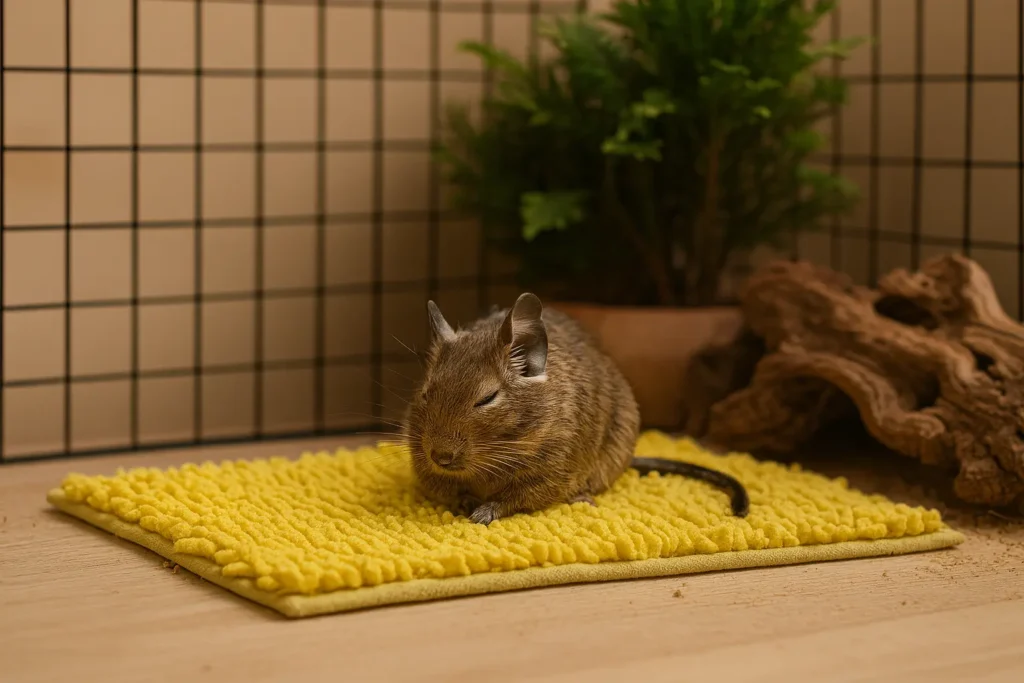 Tapis de Couchage pour Octodon – Confort et Protection