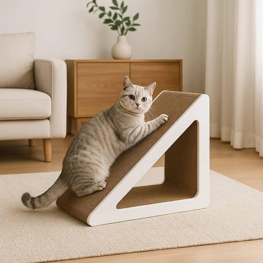 Griffoir Incliné pour Chat – Protégez Vos Meubles avec Style