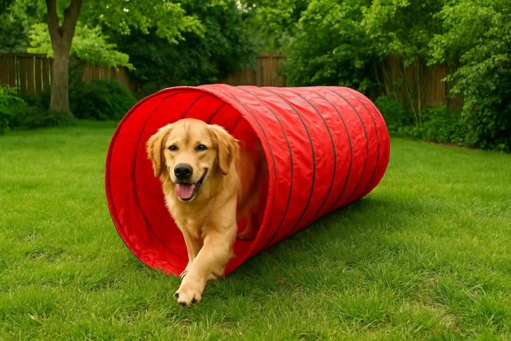 Tunnel Agility Chien – Pliable, Robuste et Facile à Poser