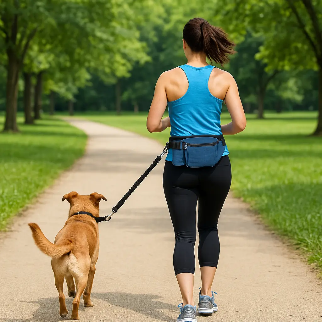 Laisse Mains Libres pour Chien – Sport, Confort et Liberté