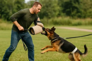 Manche Morsure Chien – Sécurité et Contrôle en Dressage