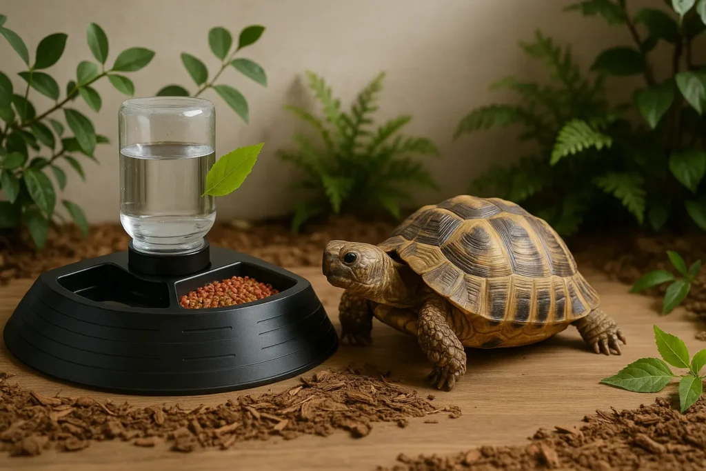 Gamelle pour Tortue Terrestre – Pratique et Anti-Débordement