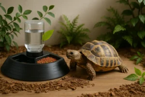 Gamelle pour Tortue Terrestre – Pratique et Anti-Débordement