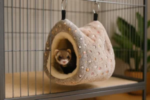 Tunnel Suspendu pour Furet : Douillet, Suspendu et Sécurisé