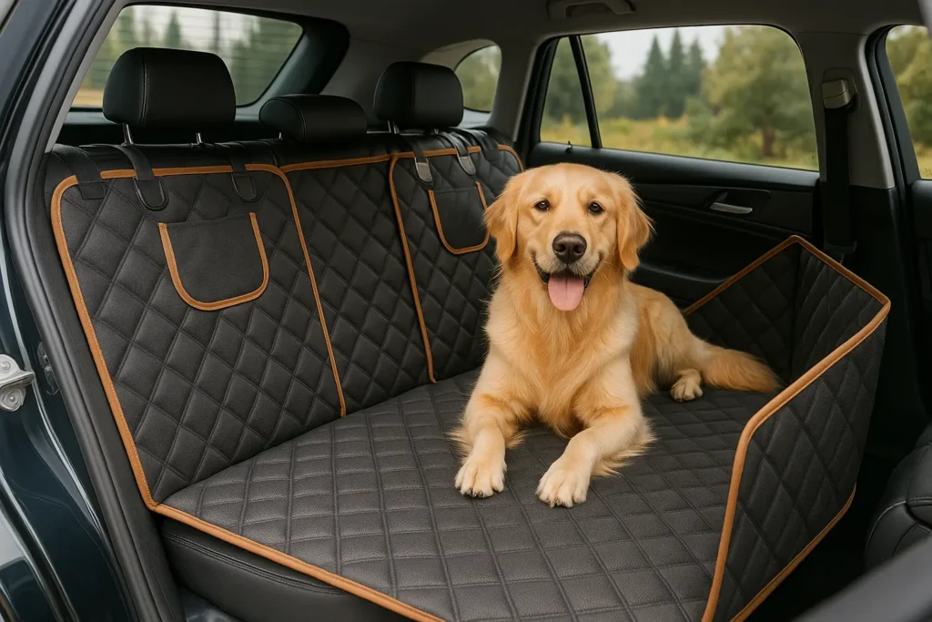 Housse de Siège Voiture pour Chien – Confort et Protection Totale