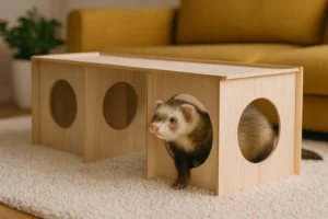 Maison en Bois pour Furet – Confort, Cachette et Solidité