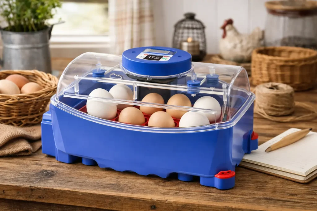 Couveuse 8 œufs – Incubation simple et réglages automatiques
